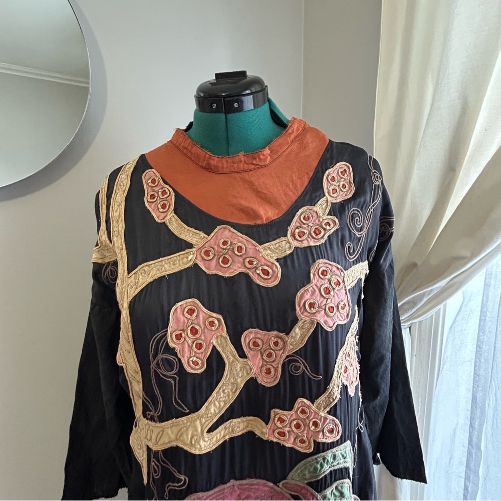 Magnolia Pearl Silk Hi-Lo Parnassus Tunic Top Dress OSFM - Picture 4 of 16